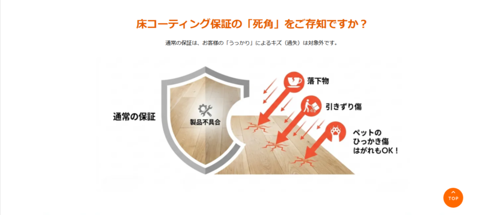 エコプロコート、過失による床の傷も5年間補修する新保証「エコプロ・ケア」を展開